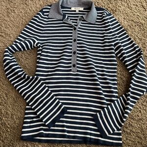 Madewell Navy Striped Women's Sweater
